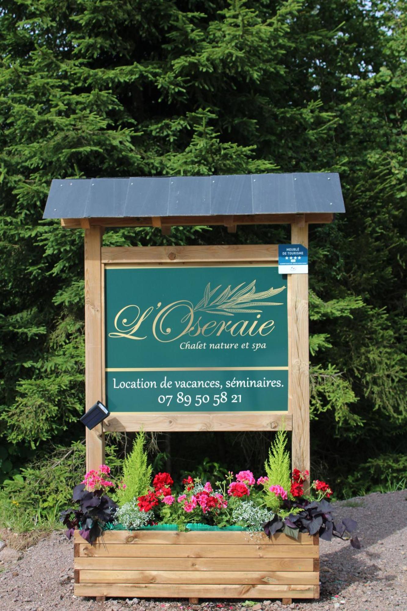 Chalet L'Oseraie, Location Touristique Spa 4 Etoiles Au Coeur Des Vosges Le Saulcy Luaran gambar